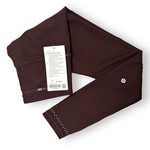 NWT Lululemon Whitespace Lab In Focus SenseKnit Run Tight 28” Plum Shadow size 6